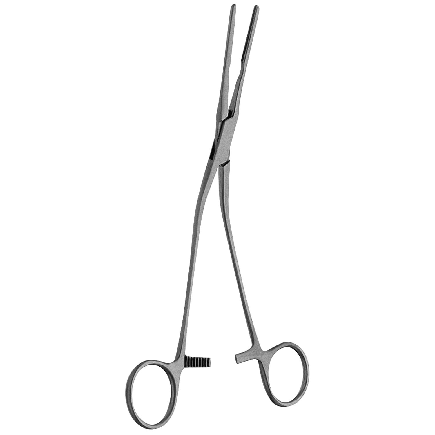 Debakey Patent Ductus & Peripheral Vascular Clamp, 3.0 Cm Long Straight Jaws, 8" (20.0 Cm), Angled Shanks